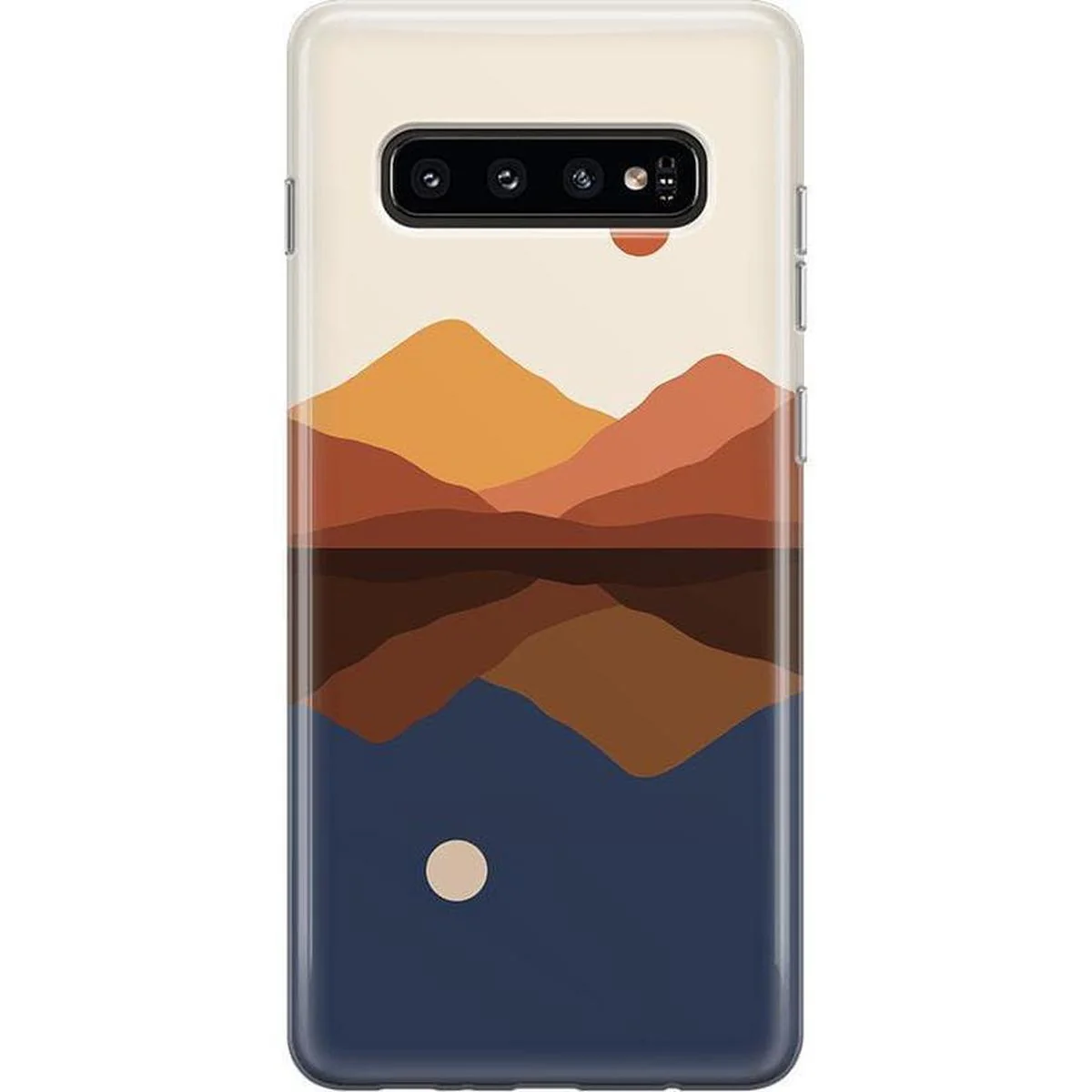 Opposites Attract | Day & Night Colorblock Mountains Samsung Case - Image 7