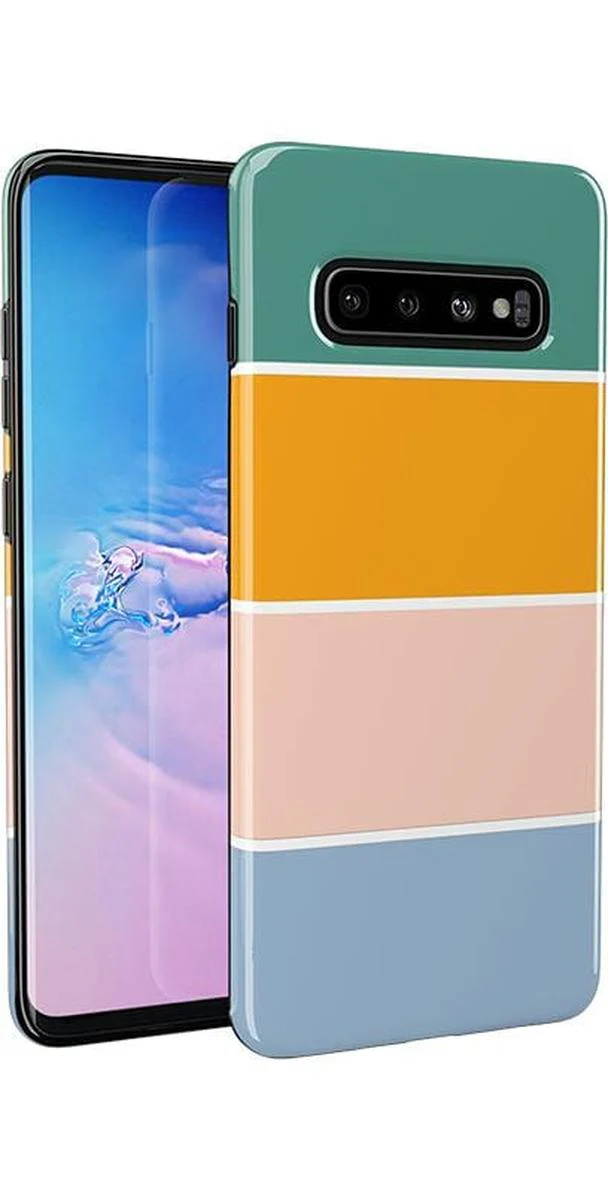 Paint The Town | Colorblock Stripes Samsung Case - Image 8