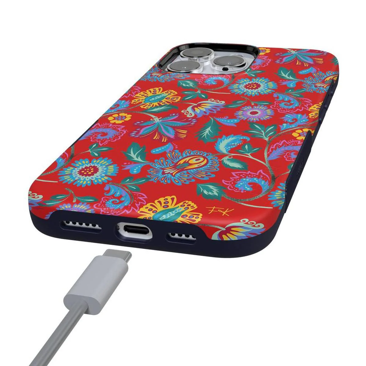 Painted Flowers | Frida Kahlo Floral Case - Image 116
