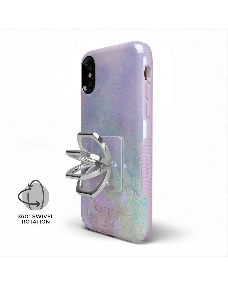 Over the Moon | Pastel Marble Moon Phone Ring - Image 5