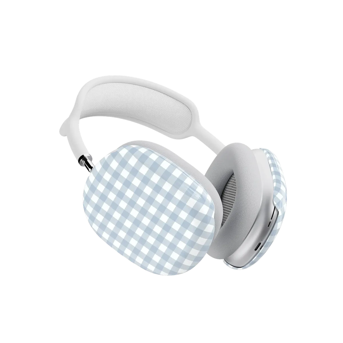 Pastel Picnic | Blue Gingham AirPods Max Case - Image 3