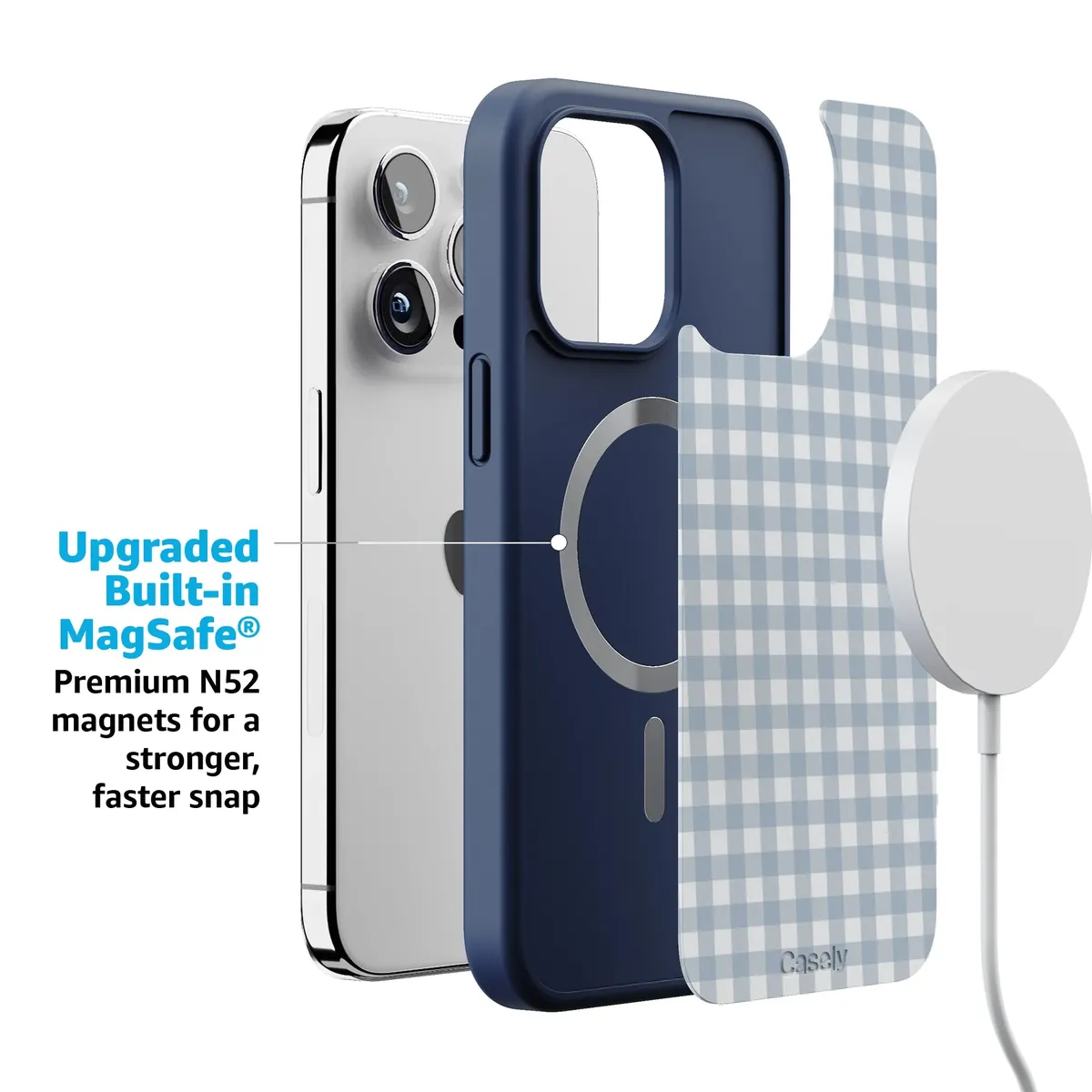 Pastel Picnic | Blue Gingham Case - Image 147