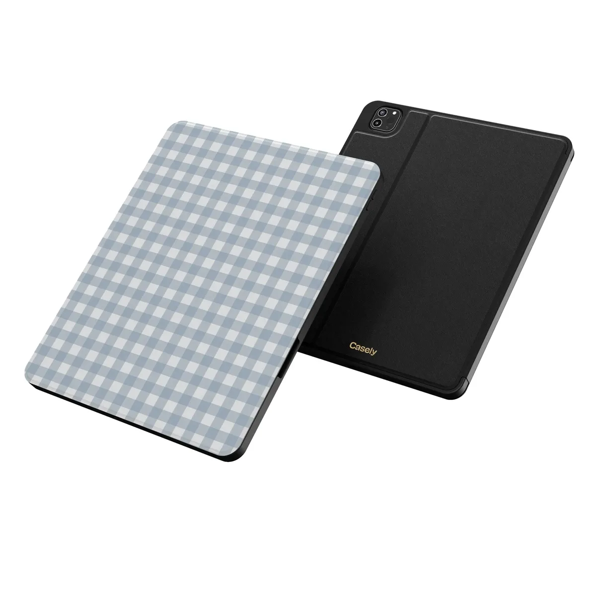 Pastel Picnic | Blue Gingham iPad Case - Image 2