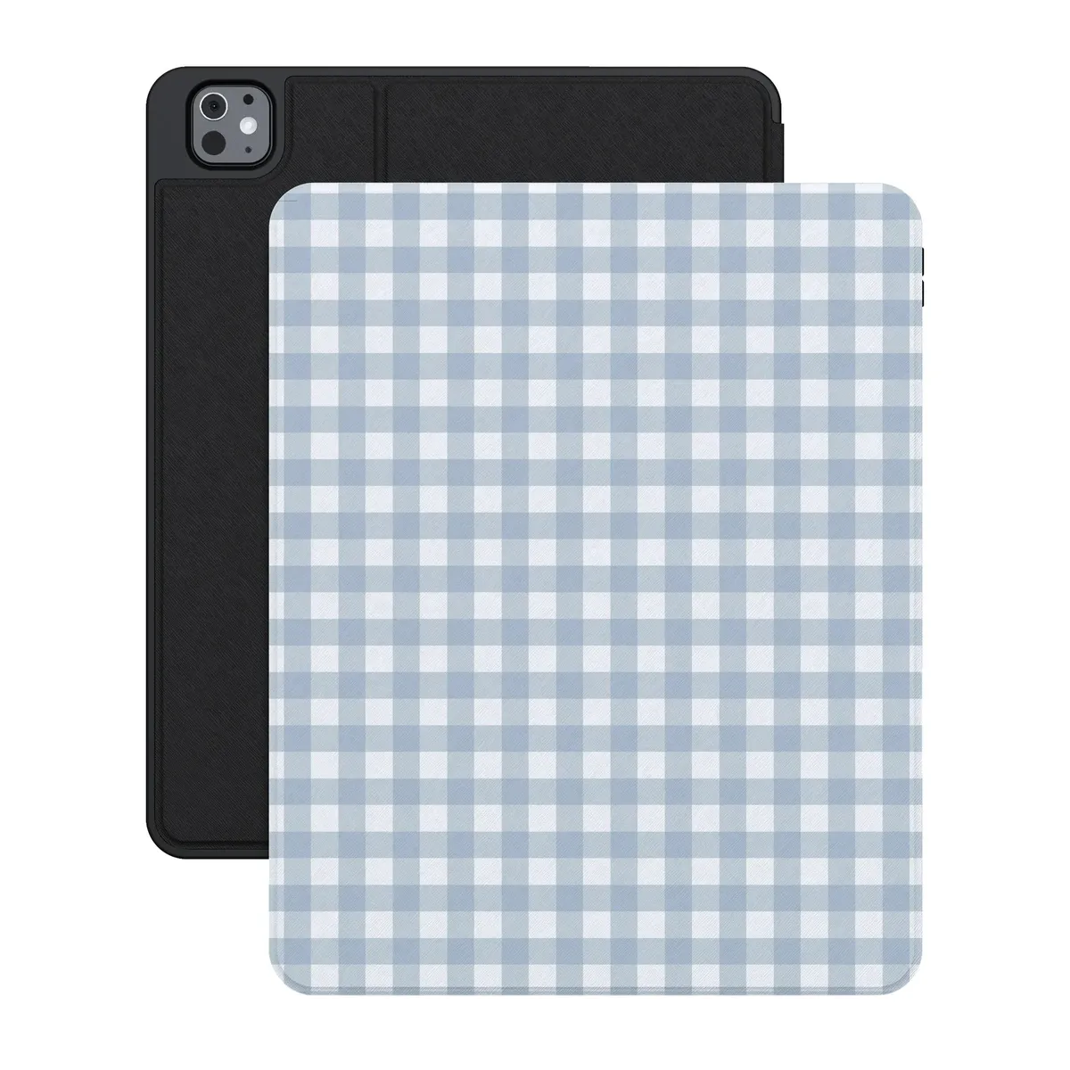Pastel Picnic | Blue Gingham iPad Case - Image 33