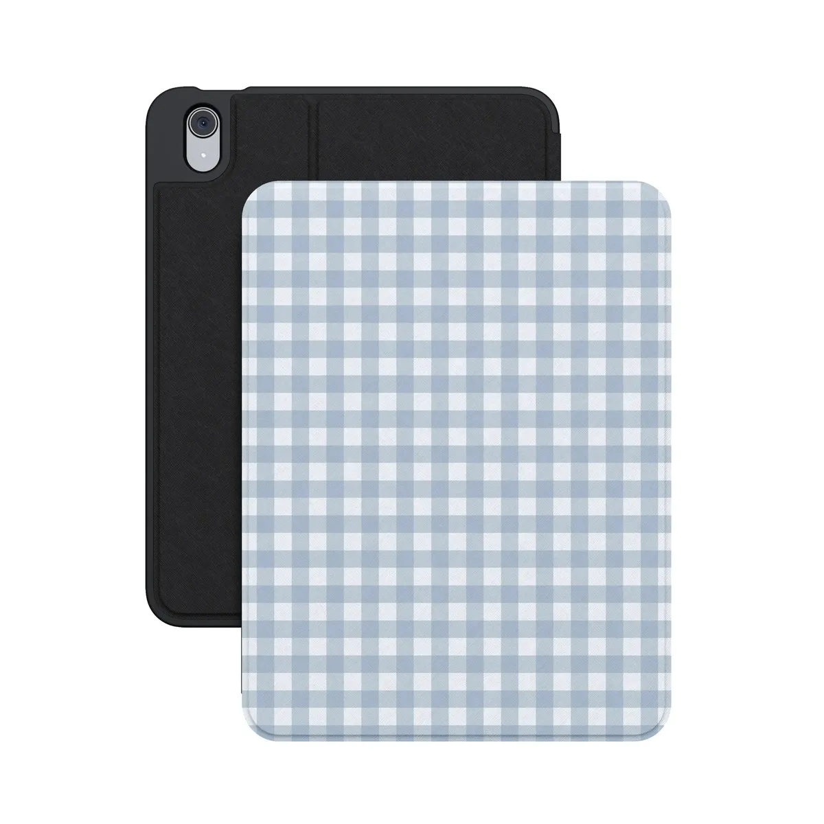 Pastel Picnic | Blue Gingham iPad Case - Image 9