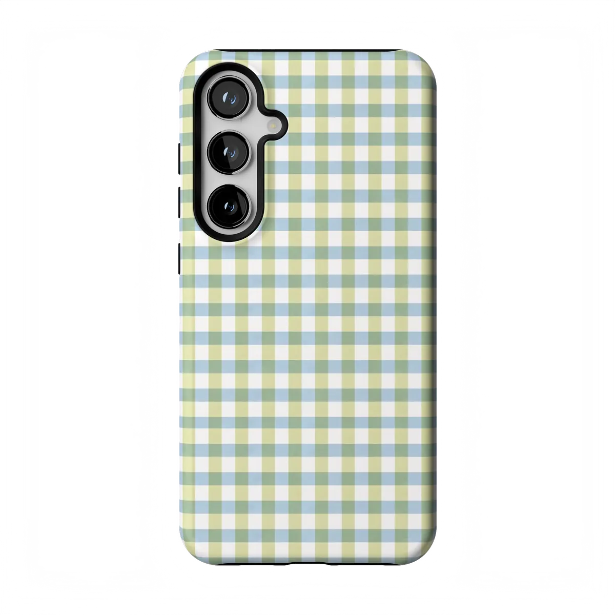 Pastel Picnic | Blue & Green Gingham Case - Image 101