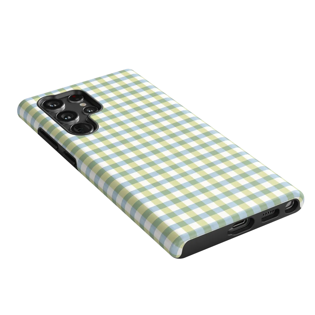 Pastel Picnic | Blue & Green Gingham Case - Image 117