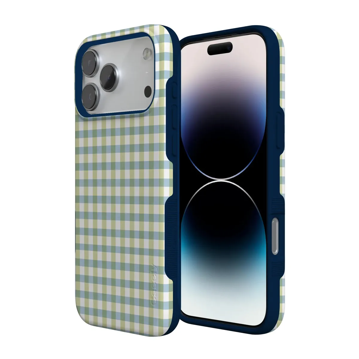 Pastel Picnic | Blue & Green Gingham Case - Image 2
