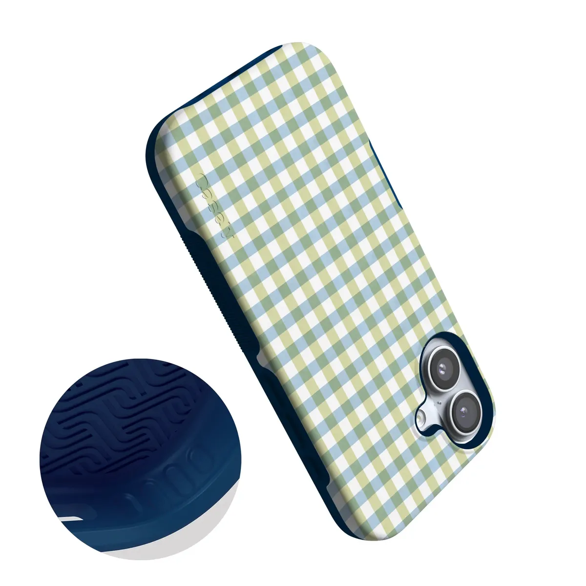 Pastel Picnic | Blue & Green Gingham Case - Image 27