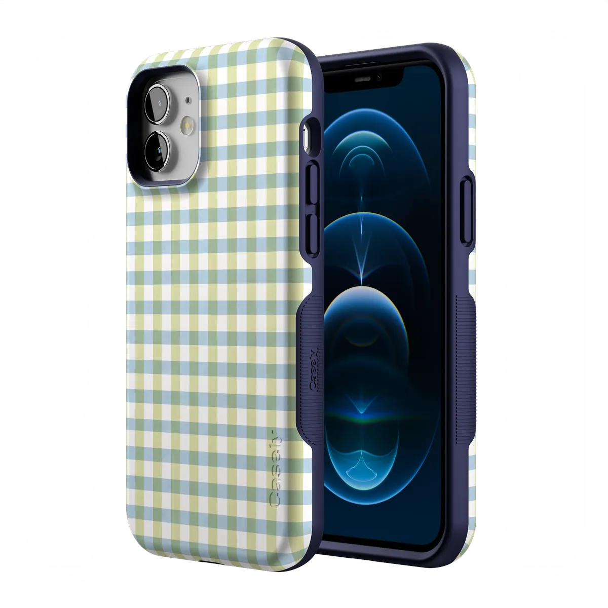 Pastel Picnic | Blue & Green Gingham Case - Image 47