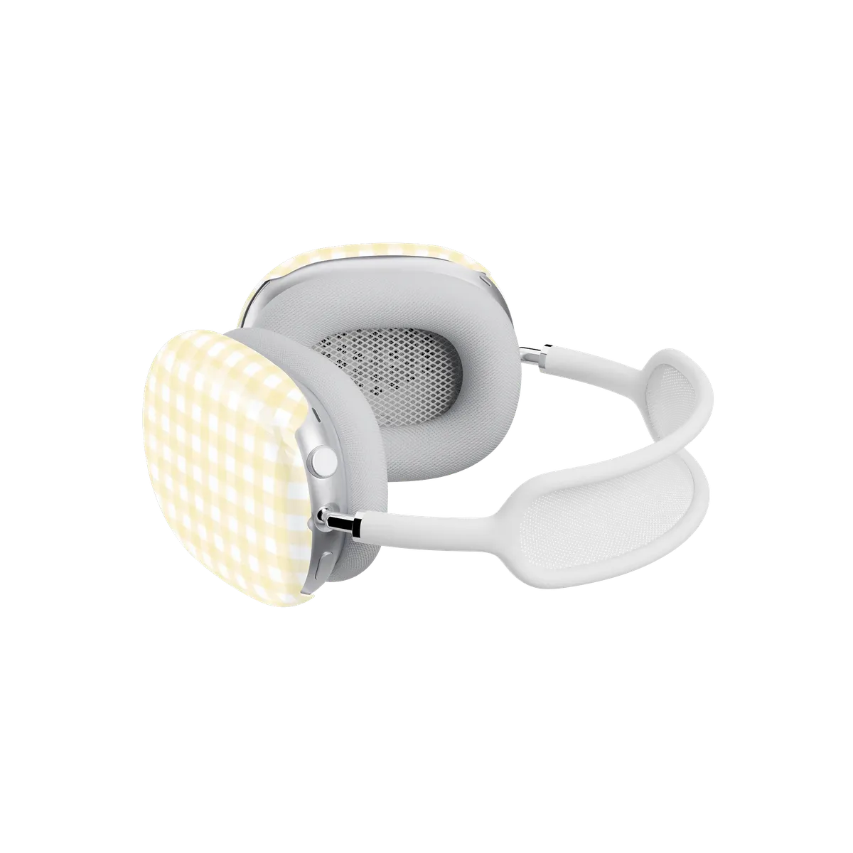 Pastel Picnic | Yellow Gingham AirPods Max Case - Image 5
