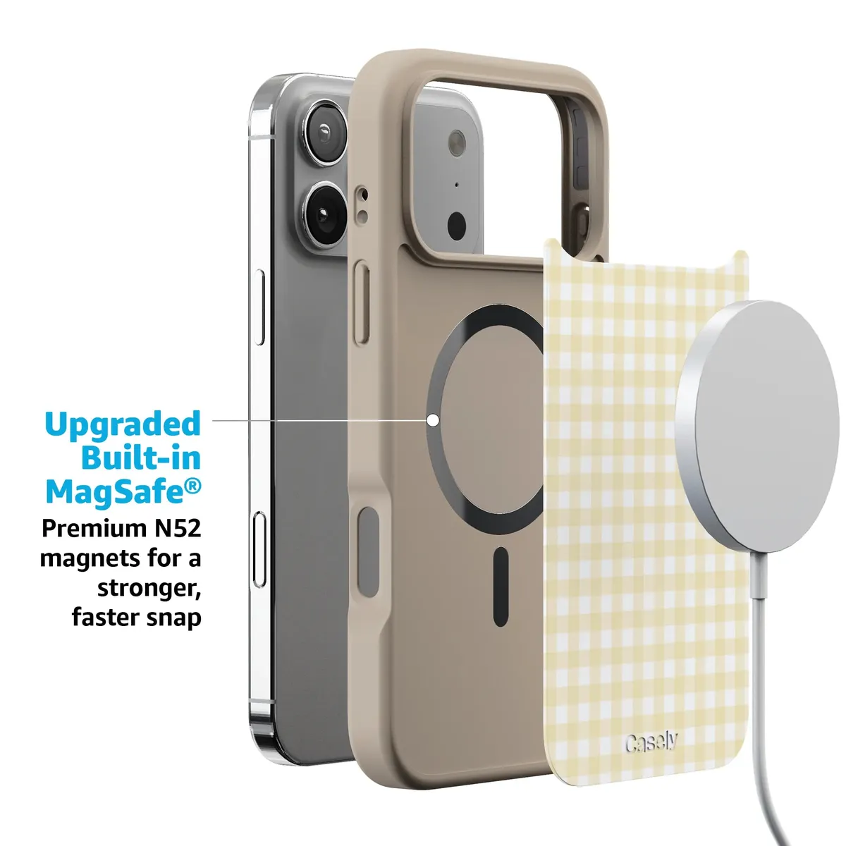 Pastel Picnic | Yellow Gingham Case - Image 139