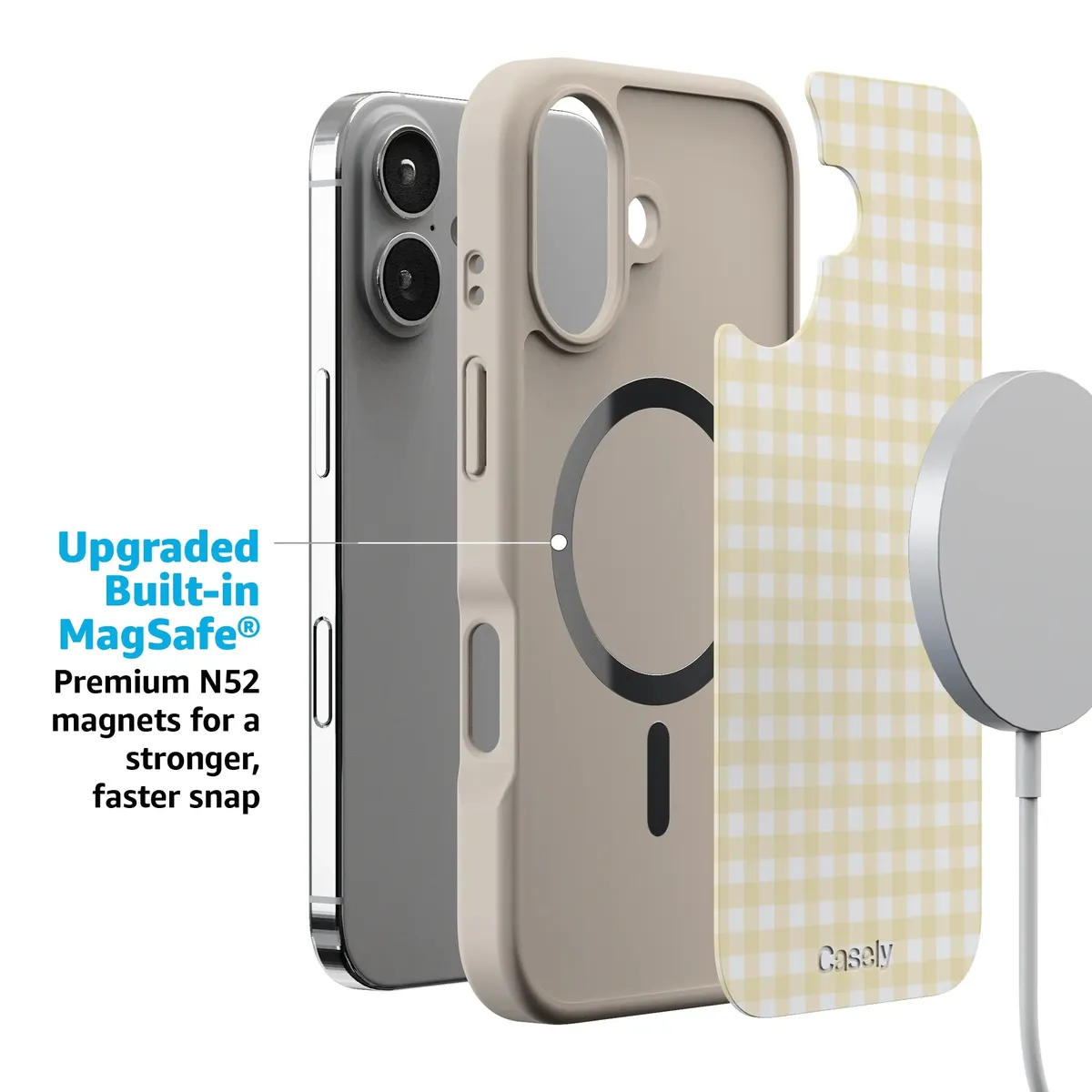 Pastel Picnic | Yellow Gingham Case - Image 153