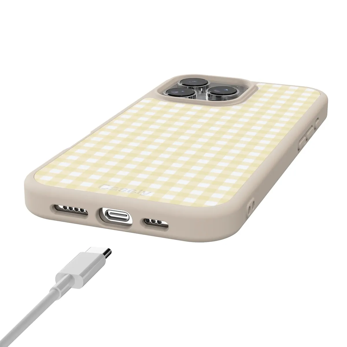 Pastel Picnic | Yellow Gingham Case - Image 165