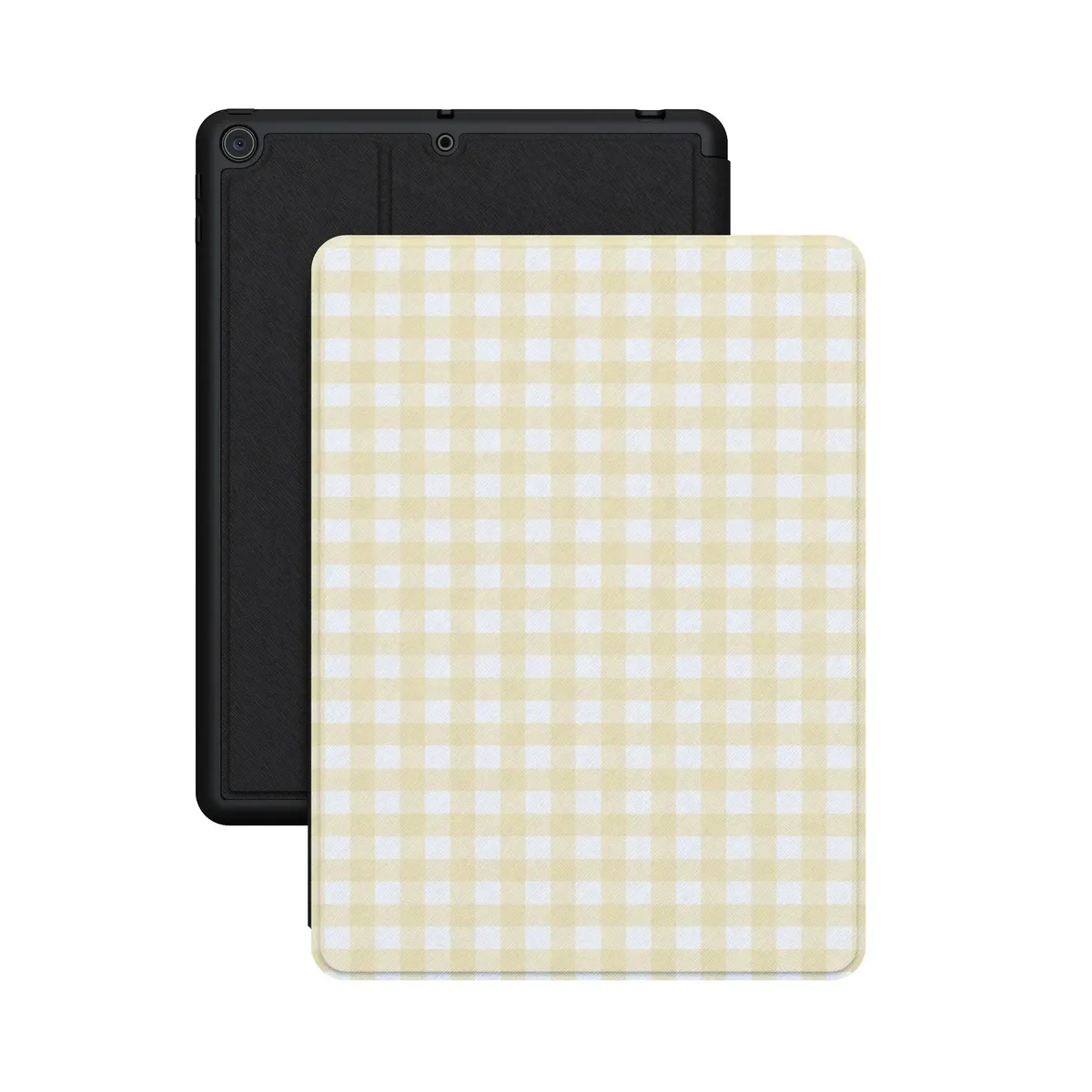 Pastel Picnic | Yellow Gingham iPad Case - Image 25