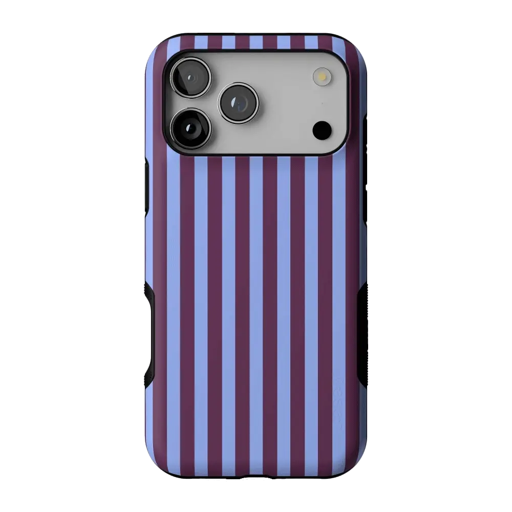 Perfect Stripes | Purple & Blue Stripes Case