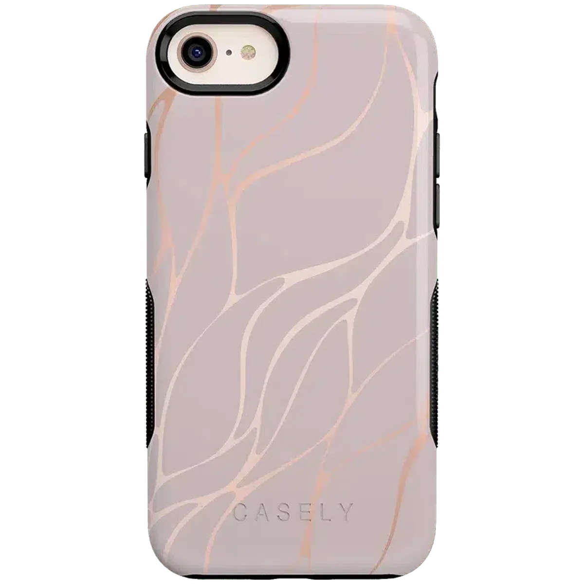 Midnight Ride | Pink and Gold Metallic Waves Case - Image 14