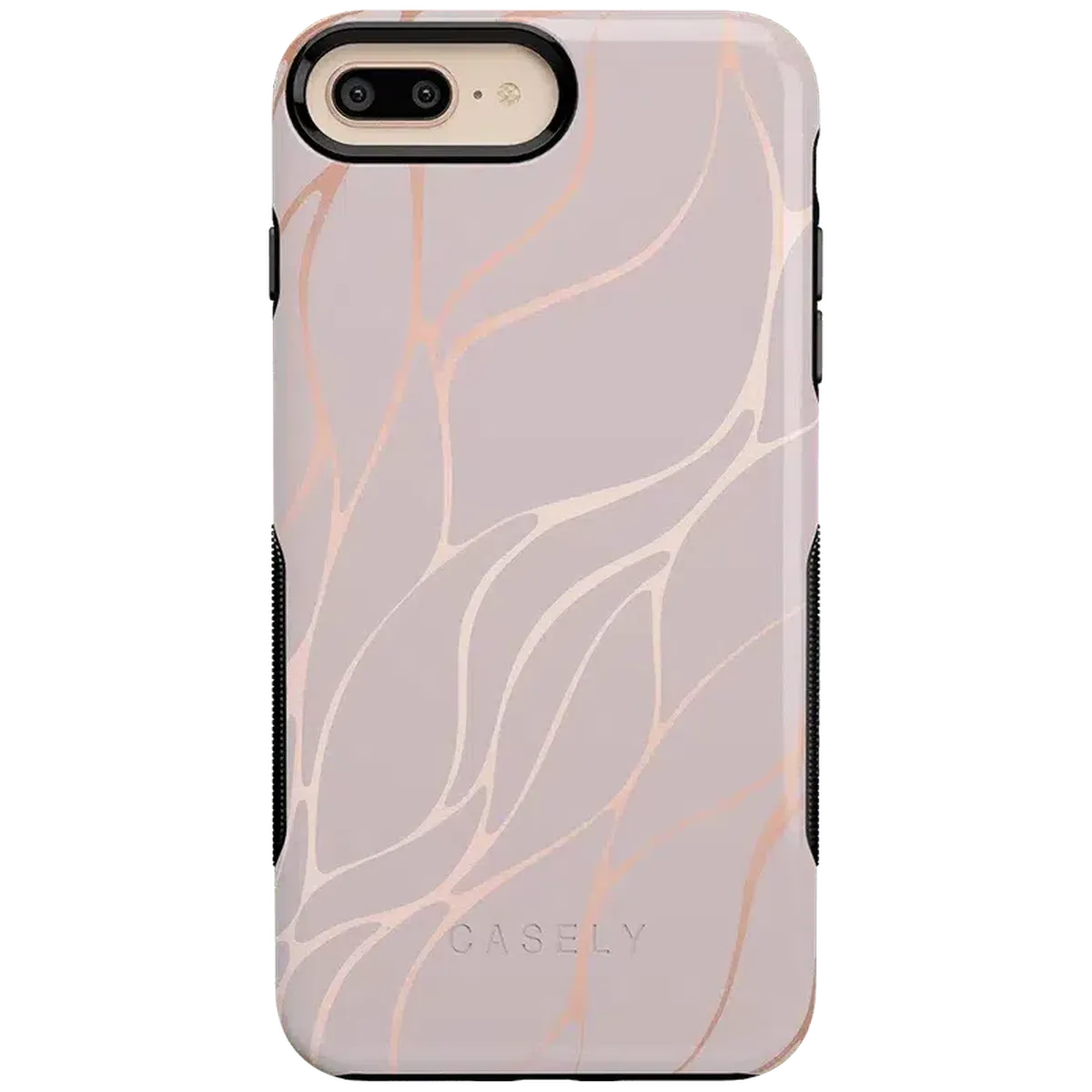 Midnight Ride | Pink and Gold Metallic Waves Case - Image 17