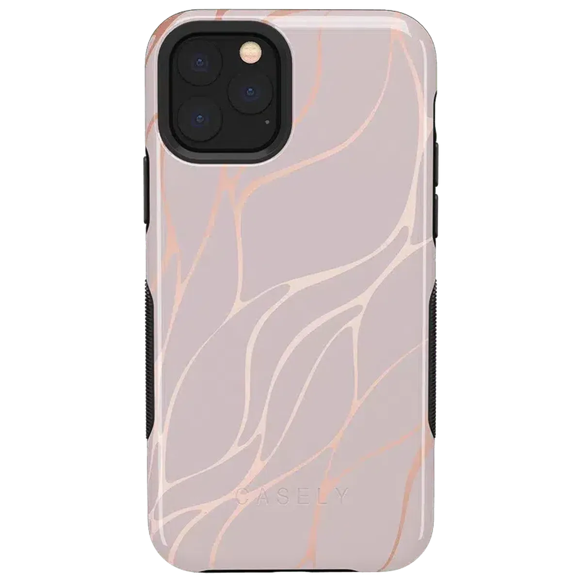 Midnight Ride | Pink and Gold Metallic Waves Case - Image 23