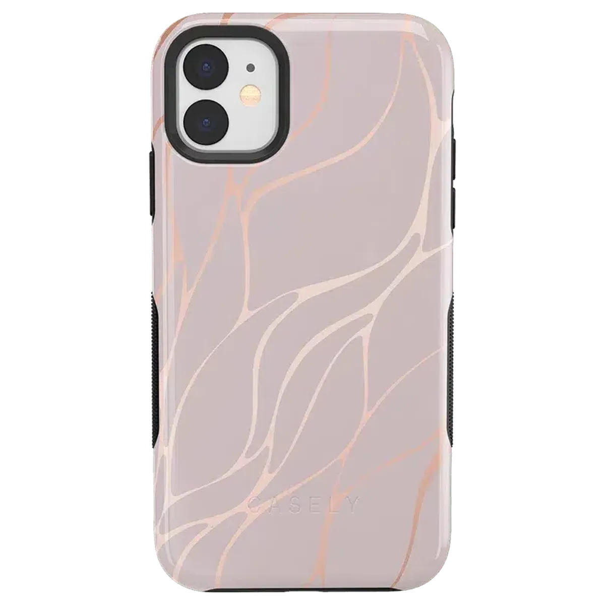 Midnight Ride | Pink and Gold Metallic Waves Case - Image 26