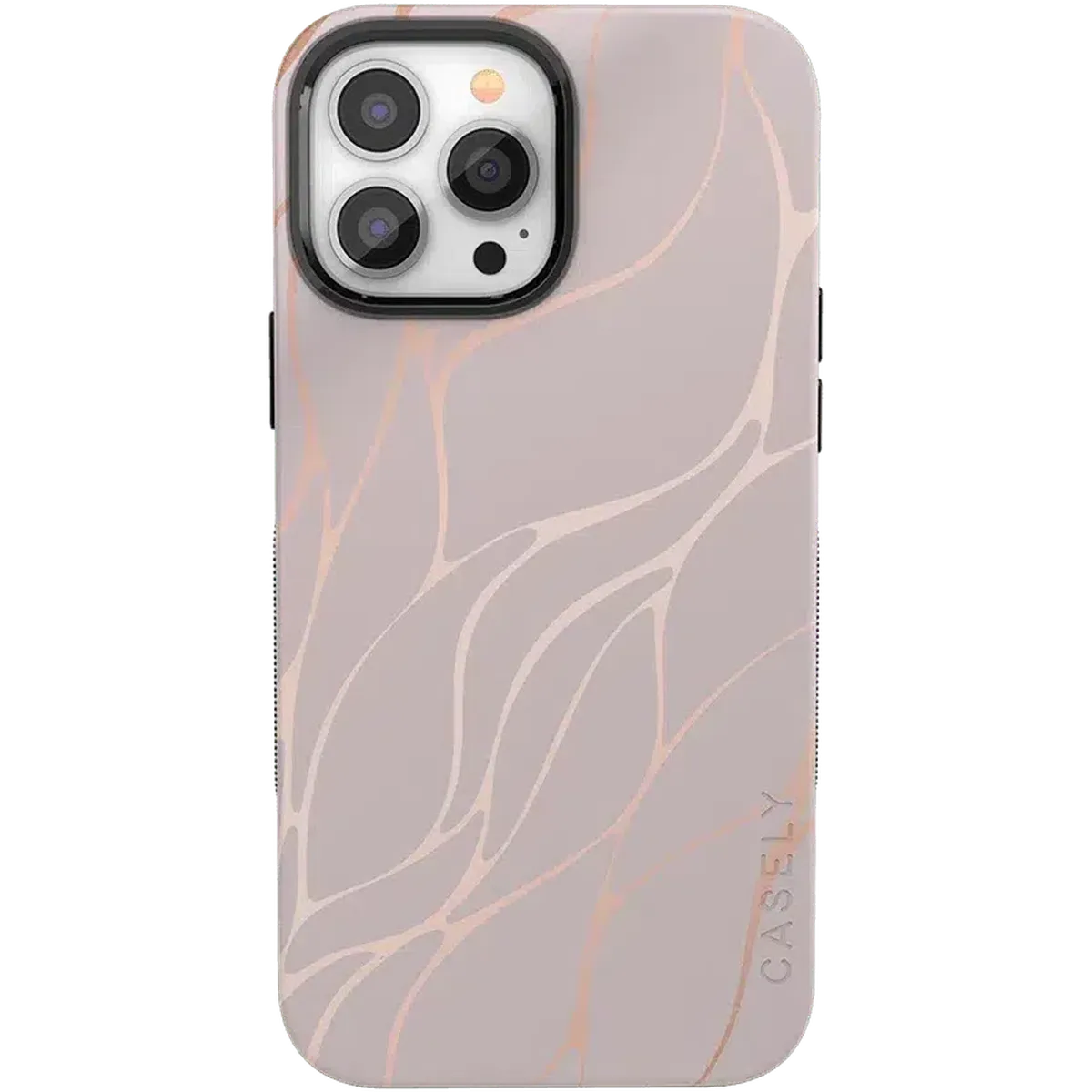 Midnight Ride | Pink and Gold Metallic Waves Case - Image 38