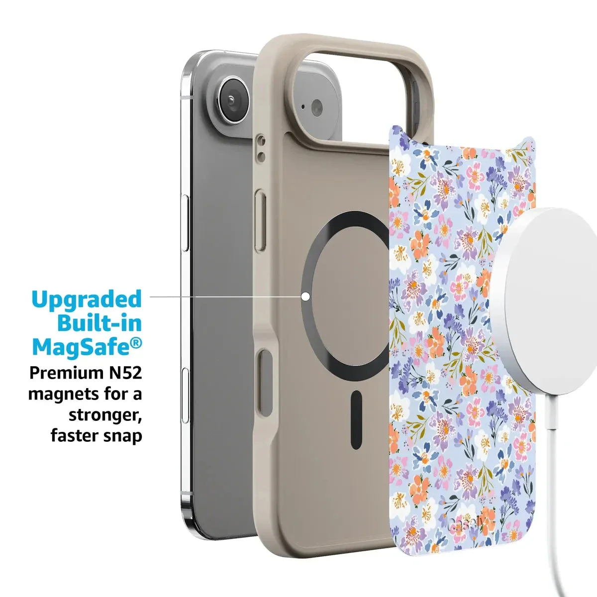 Poppy Meadows | Pastel Floral Case - Image 180