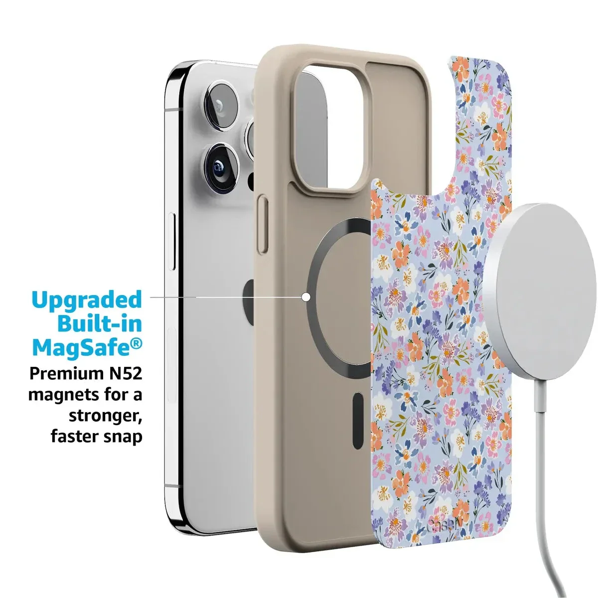 Poppy Meadows | Pastel Floral Case - Image 197