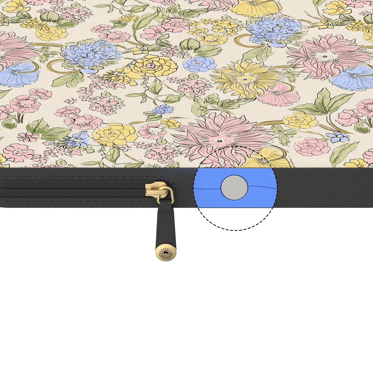 Prairie Blooms | Pastel Floral Laptop Case - Image 5