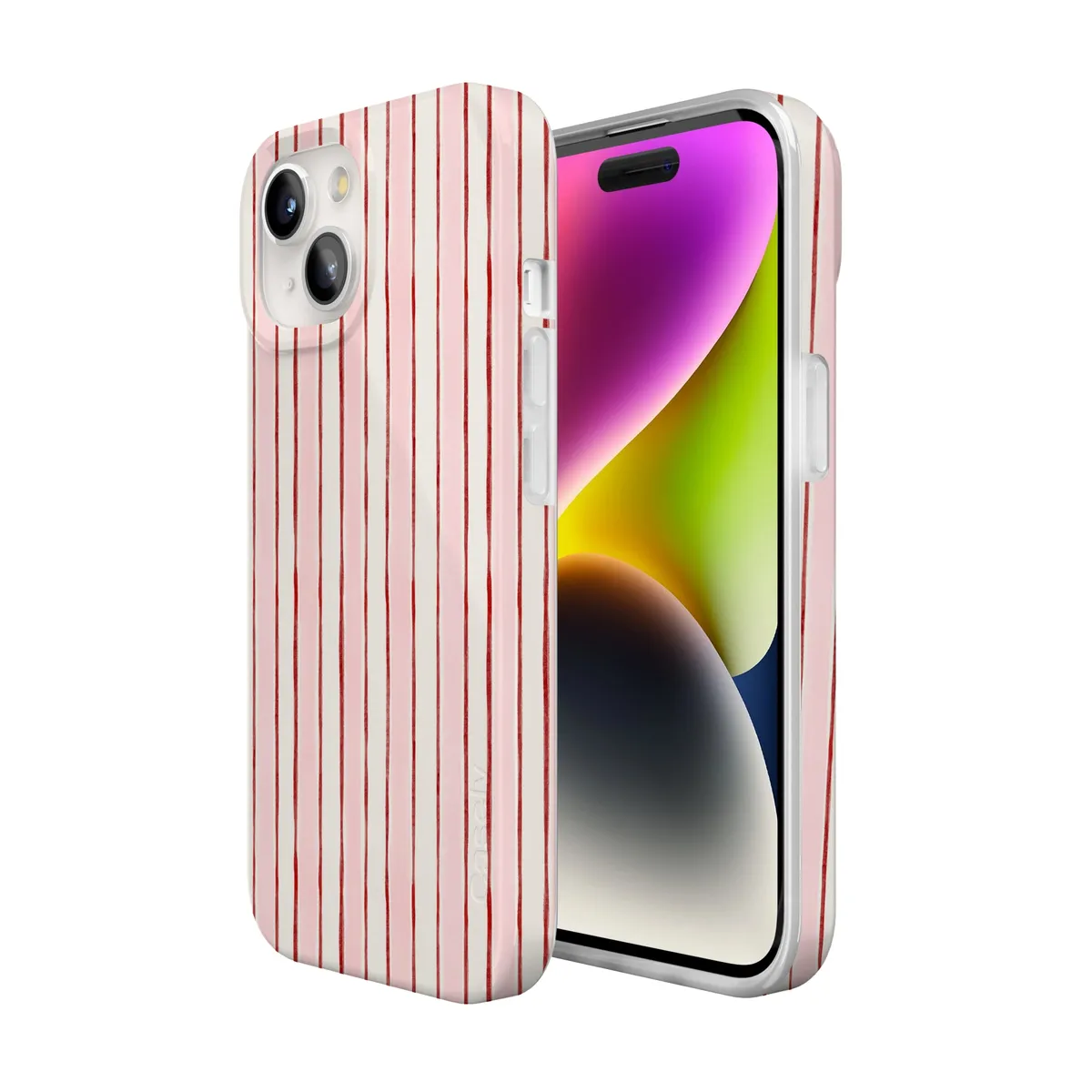 Pretty in Pastel | Blush Stripes Case - Image 103