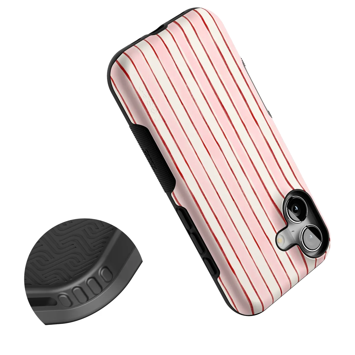 Pretty in Pastel | Blush Stripes Case - Image 29