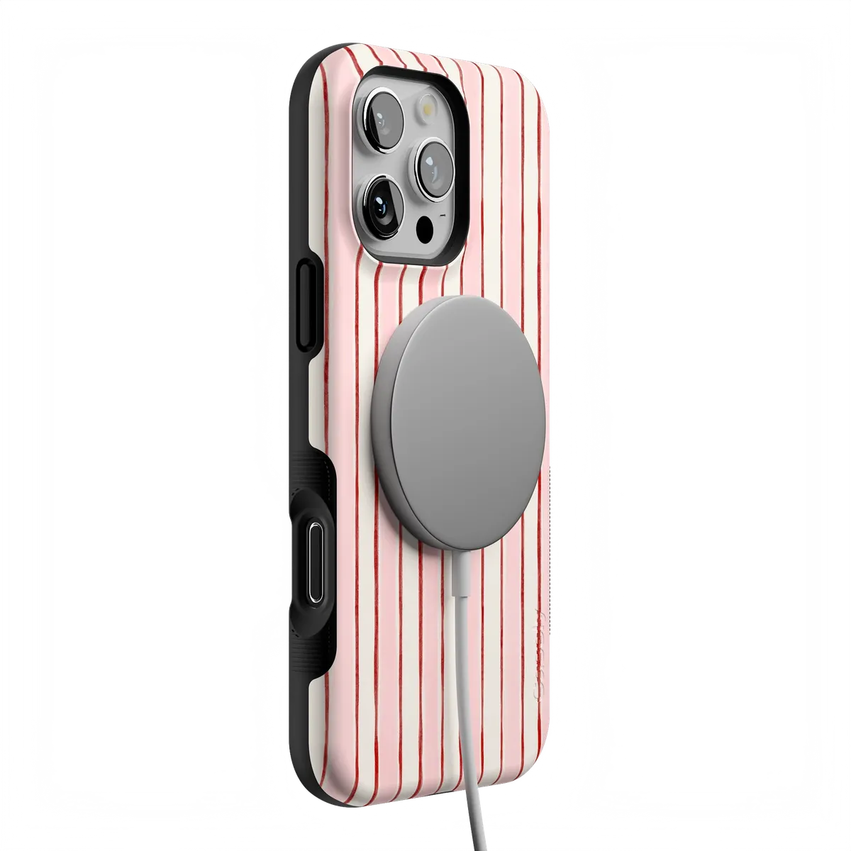 Pretty in Pastel | Blush Stripes Case - Image 39