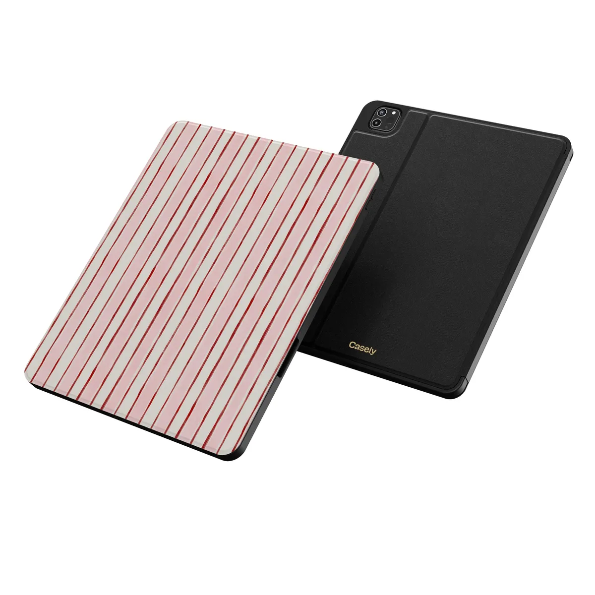 Pretty in Pastel | Blush Stripes iPad Case - Image 2