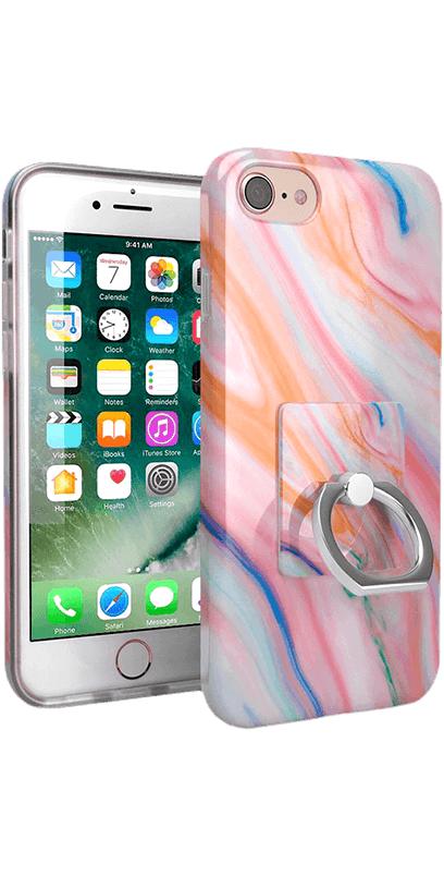 You're a Gem | Rainbow Marble Swirl Phone Ring - Image 2