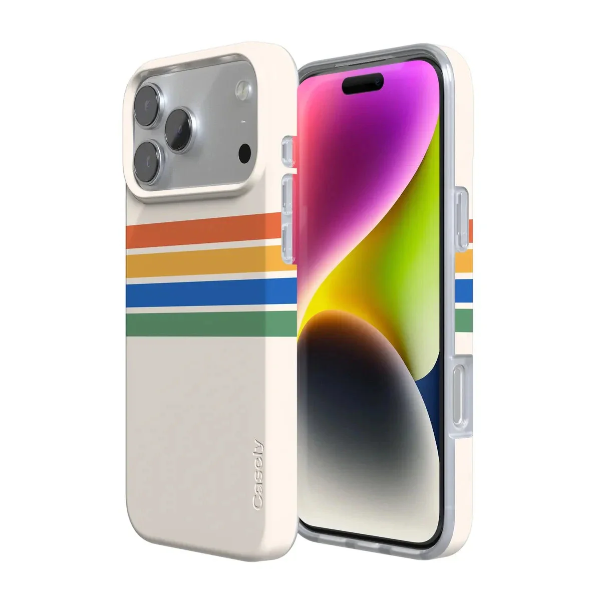 Totally Groovy | Rainbow Stripes Color Block Case - Image 111