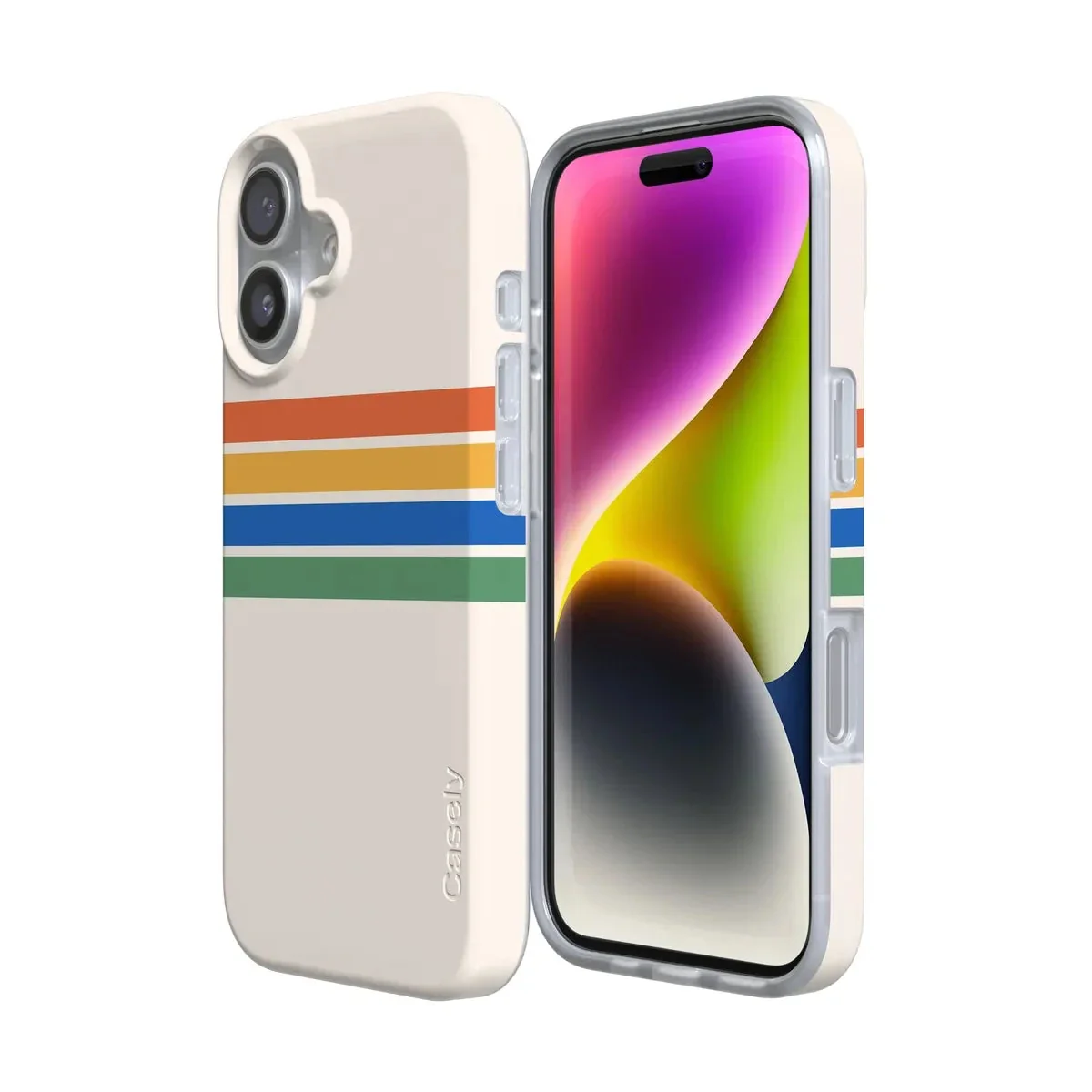 Totally Groovy | Rainbow Stripes Color Block Case - Image 117