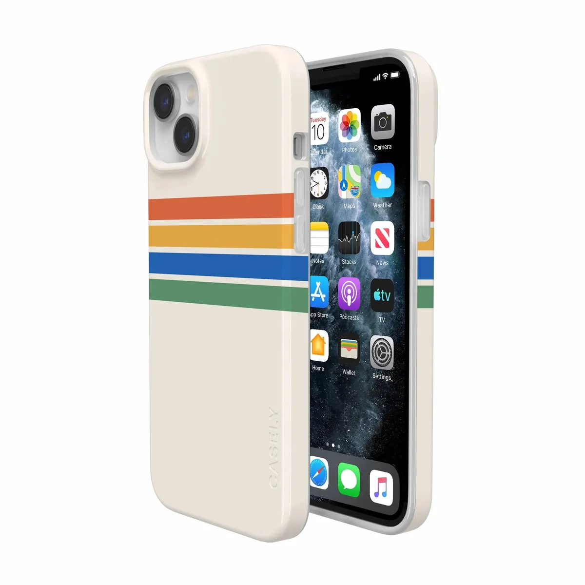 Totally Groovy | Rainbow Stripes Color Block Case - Image 152