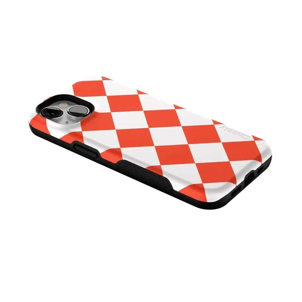Red Checkerboard | High Contrast Design Case - Image 103