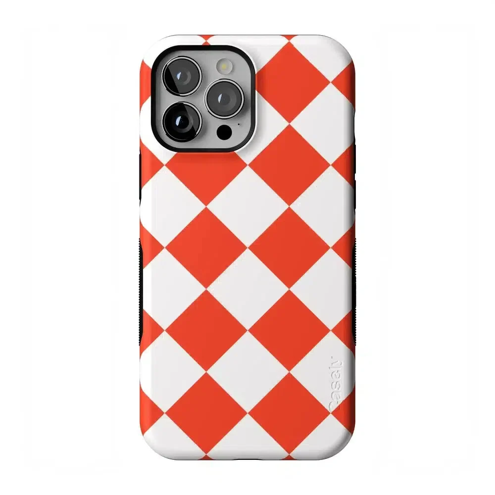Red Checkerboard | High Contrast Design Case - Image 104