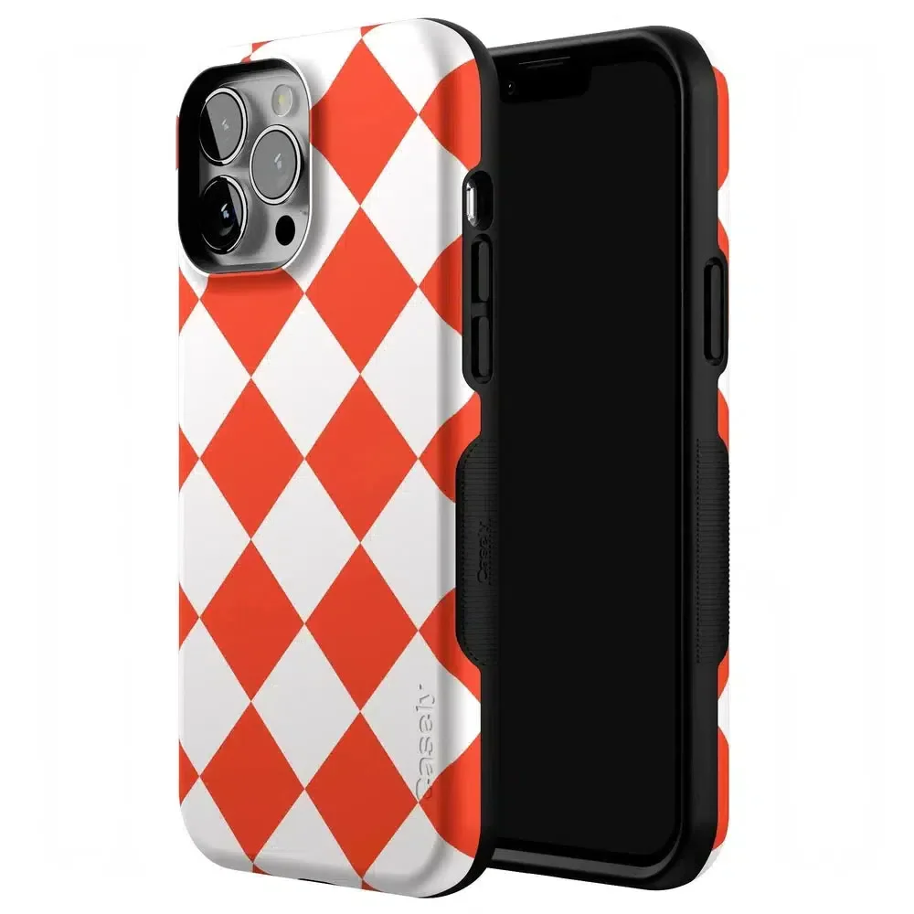 Red Checkerboard | High Contrast Design Case - Image 105