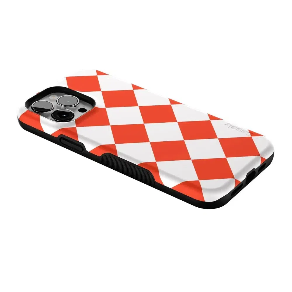 Red Checkerboard | High Contrast Design Case - Image 113