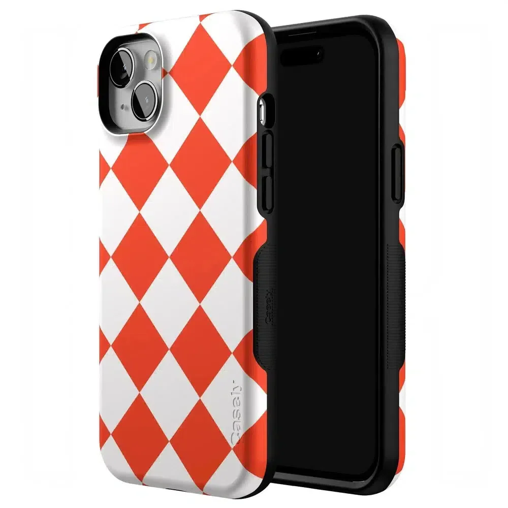 Red Checkerboard | High Contrast Design Case - Image 115