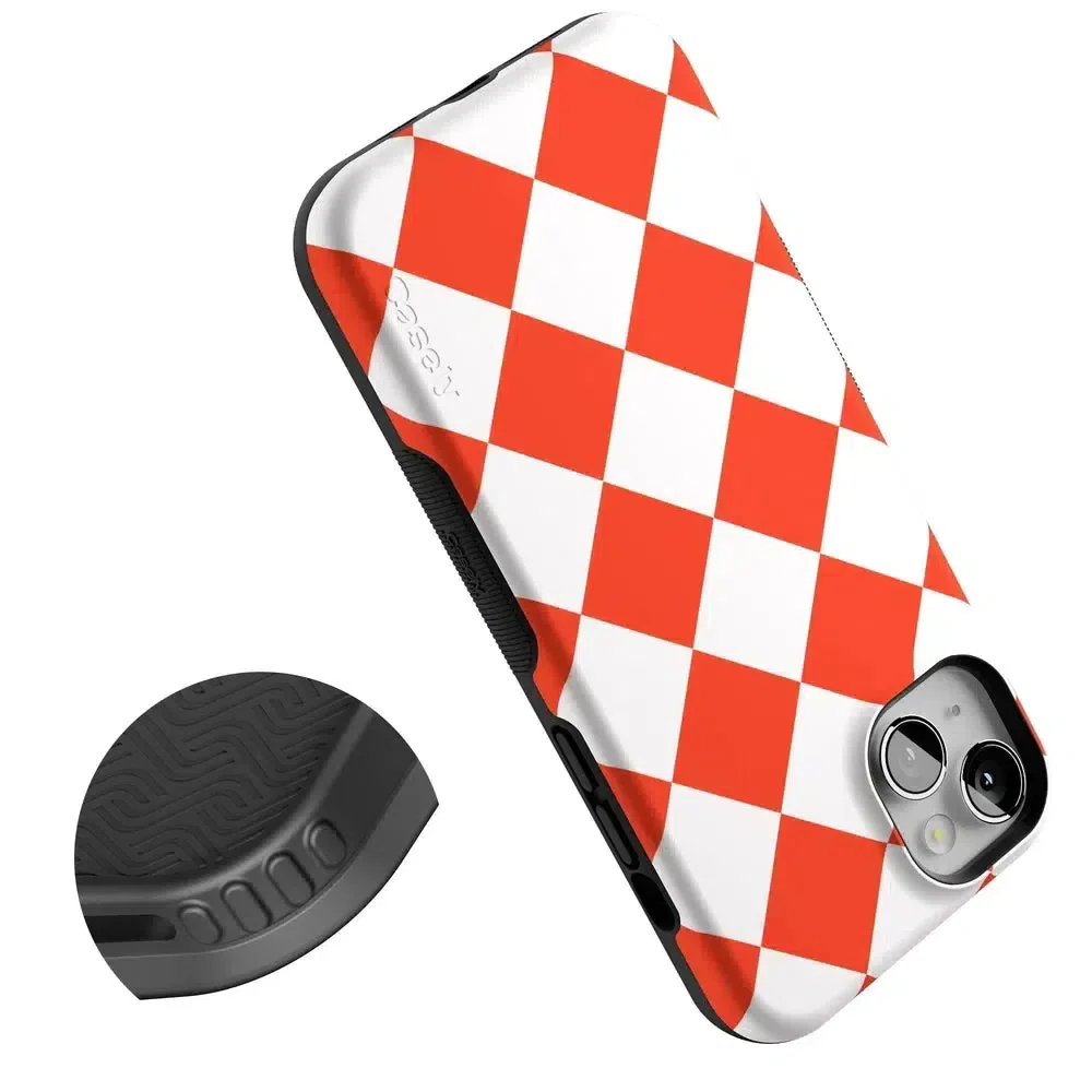 Red Checkerboard | High Contrast Design Case - Image 122