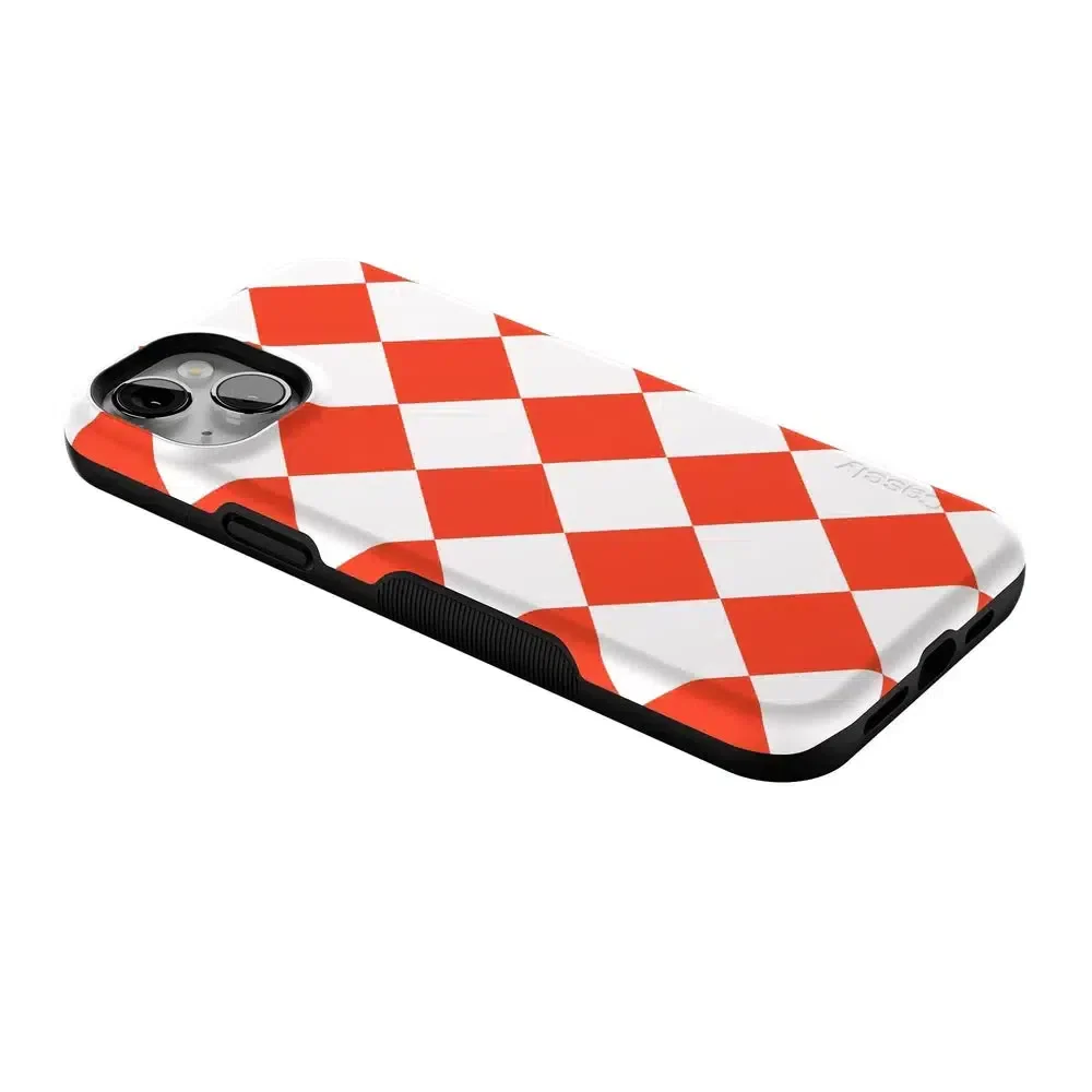 Red Checkerboard | High Contrast Design Case - Image 123