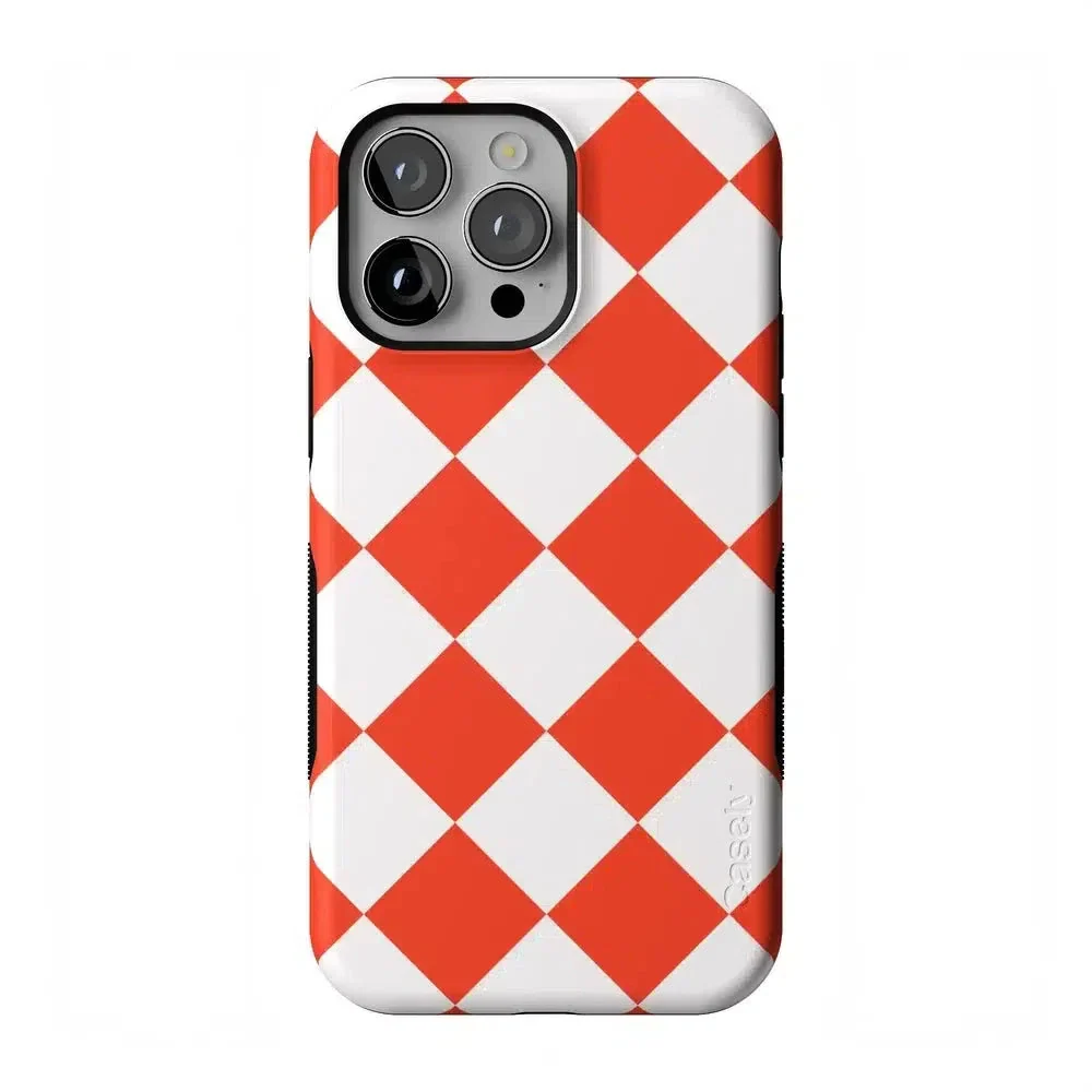 Red Checkerboard | High Contrast Design Case - Image 124
