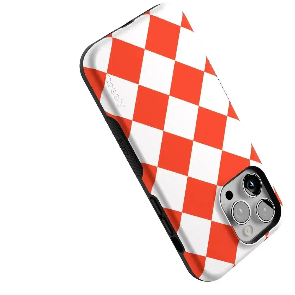 Red Checkerboard | High Contrast Design Case - Image 132