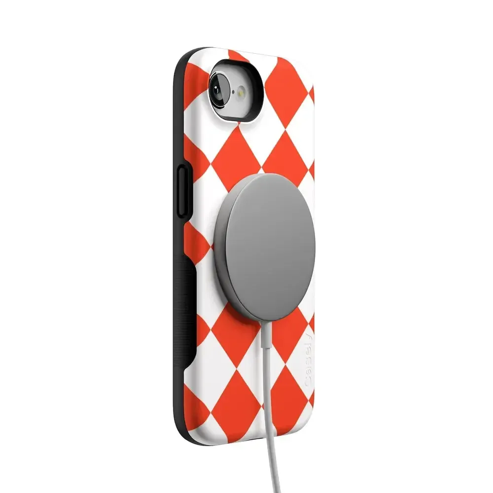 Red Checkerboard | High Contrast Design Case - Image 136