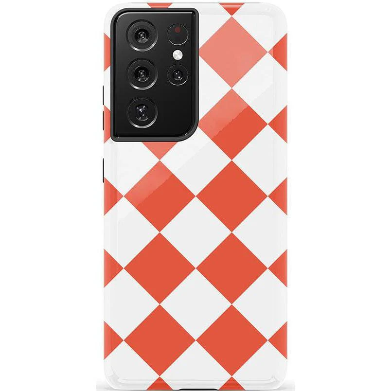 Red Checkerboard | High Contrast Design Case - Image 28