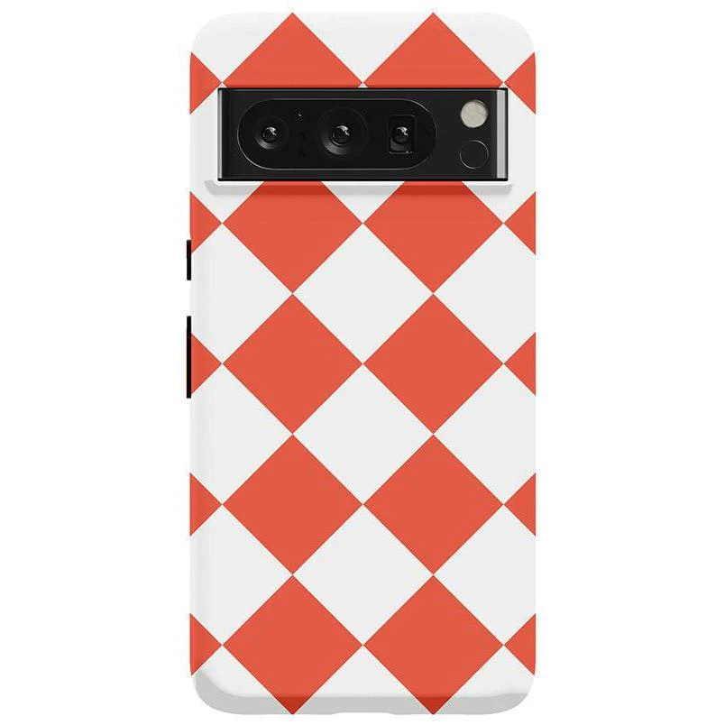 Red Checkerboard | High Contrast Design Case - Image 47