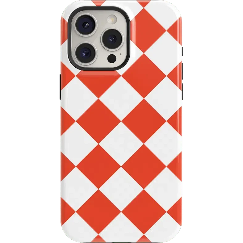 Red Checkerboard | High Contrast Design Case - Image 49
