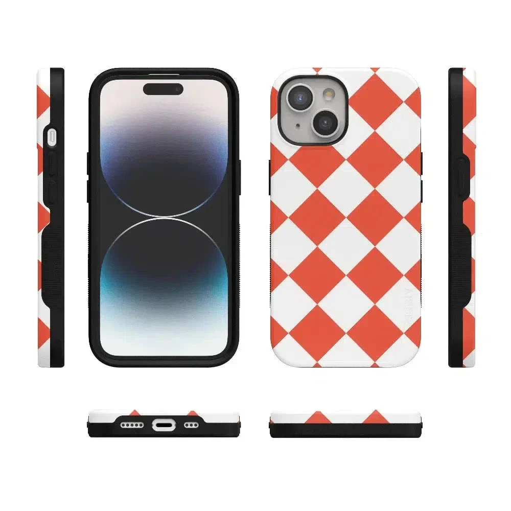 Red Checkerboard | High Contrast Design Case - Image 51